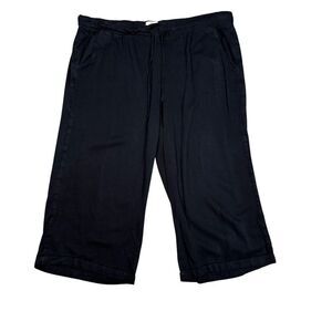 St. Johns Bay Wide Leg Gaucho Capri Pants Plus Size XXL
